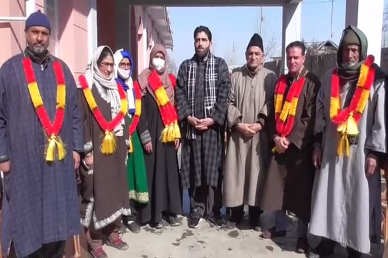 nc wins president and vice president seats of muncipal council pulwama