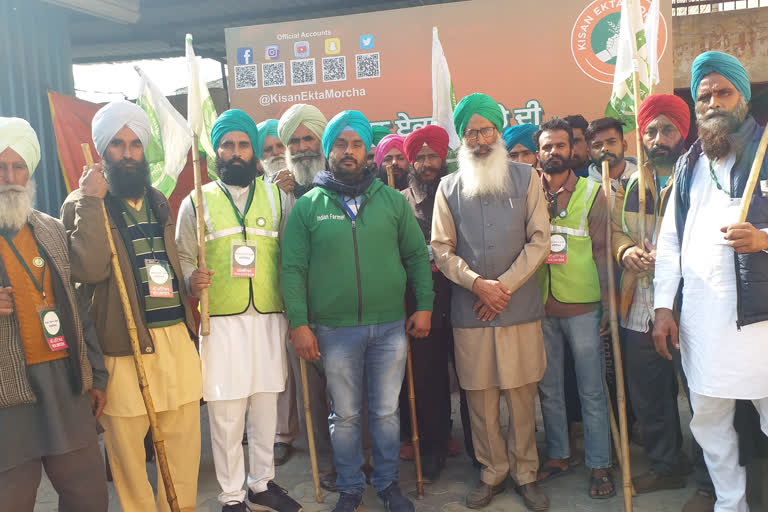 Farmers at singhu border