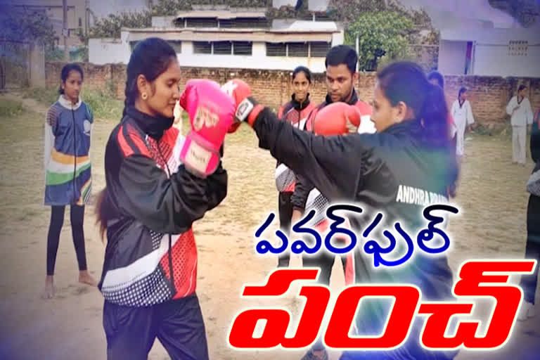 Kadapa district students excellent performance  in Thai boxing