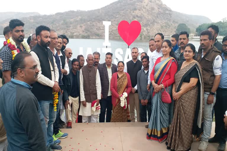 Jaitsagar lake in Bundi, जैतसागर झील