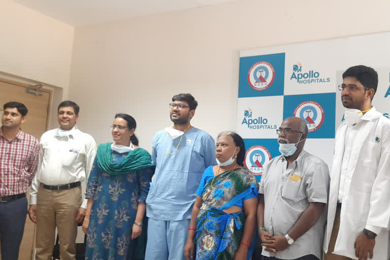 Apollo doctors surgically cure a person suffering from spinal cord injury