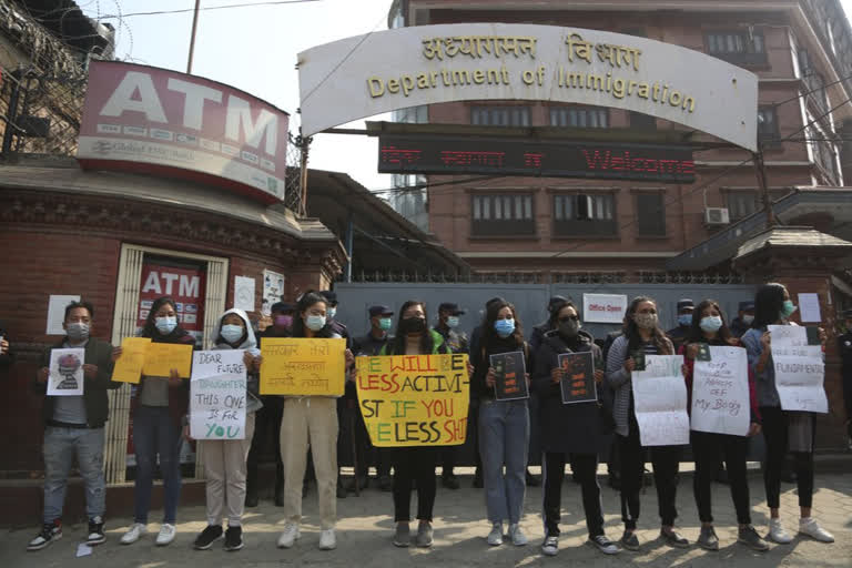 Hundreds rally in Nepalese capital for women’s rights