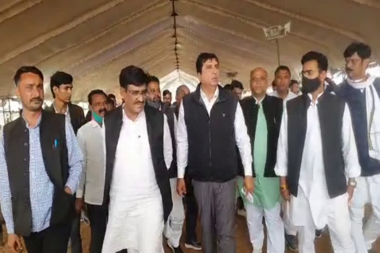 Rahul Gandhi's visit to Nagaur,  Revenue Minister Harish Chaudhary Nagaur, Rahul Gandhi in Nagaur, Rahul Gandhi's program in Nagaur, Farmer movement Rahul Gandhi visits Rajasthan