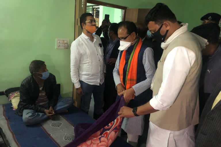 CM Shivraj during inspection