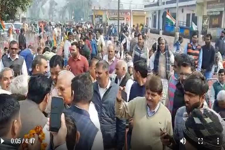 कुरुक्षेत्र गांव मिर्जापुर कांग्रेस अशोक अरोड़ा  किसान महापंचायत