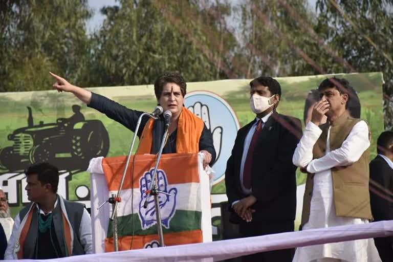 priyanka gandhi in bijnor