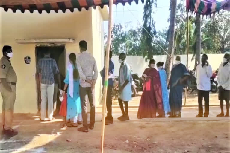 Repolling ended peacefully in Kandarada and The counting process is underway amid heavy security.