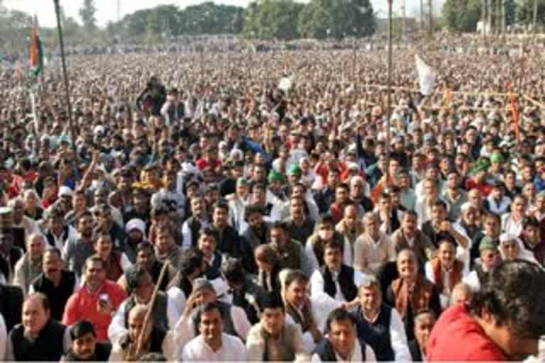 kisan mahapanchayat in bharatpur,  kisan mahapanchayat