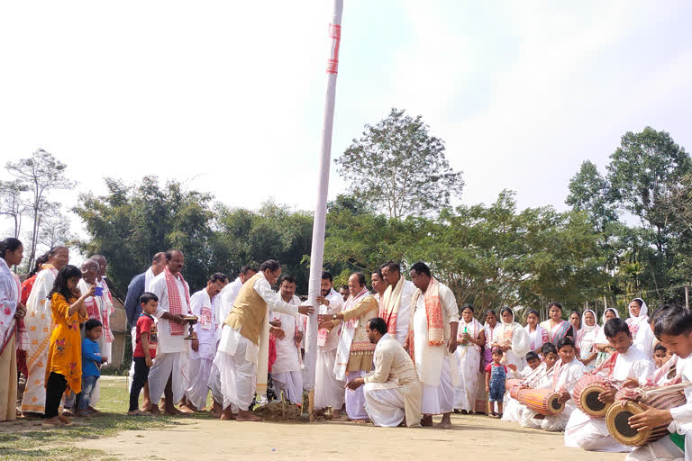 নাৰায়ণপুৰৰ ঠাকুৰদলনি-কমলপুৰত ভাওনা সমাৰোহৰ আয়োজন