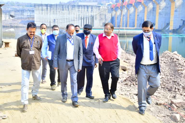 One day tour of NHDC management at Omkareshwar Power Station