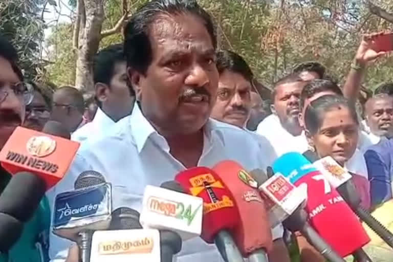 AIADMK MLA Rajan chellpa violating tradition in DMK constituency