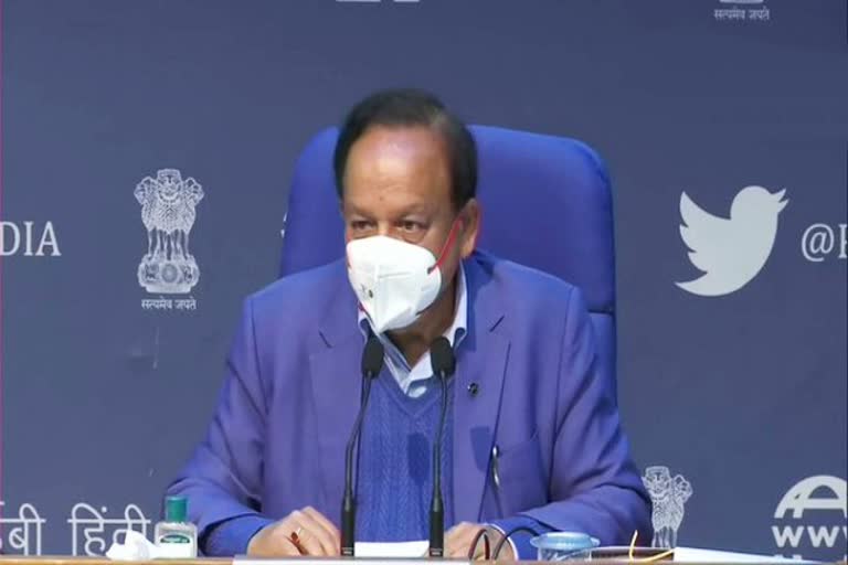 Union Health Minister Dr Harsh Vardhan