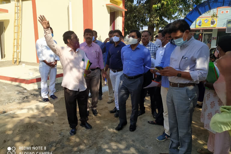 department of education principal secretary rajasekhar visited papanayudupeta in chittoor district