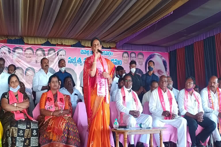 minister sabitha indra reddy call  followers  for The party should organize a membership registration event as a festival