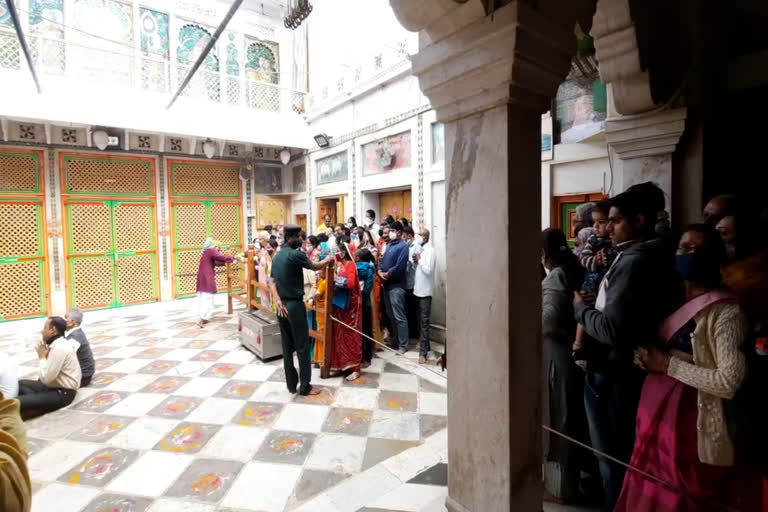 rajsamand dwarkadhish temple news, आज से शयन के दर्शन शुरू