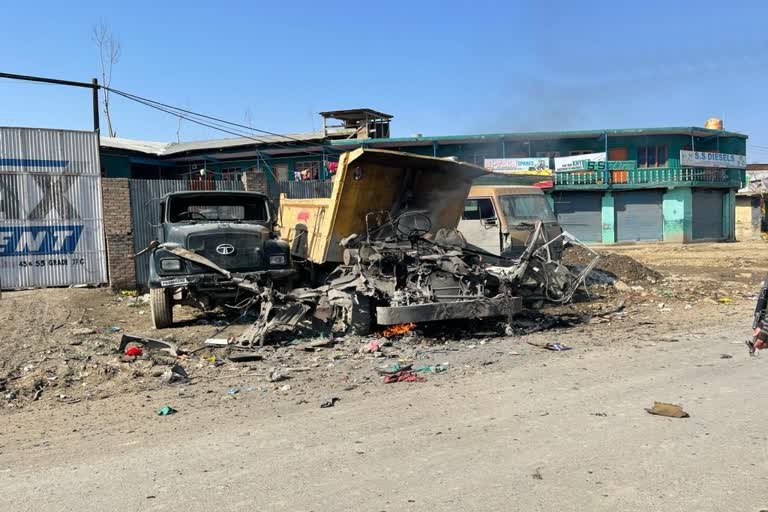 IED blast in anantnag district