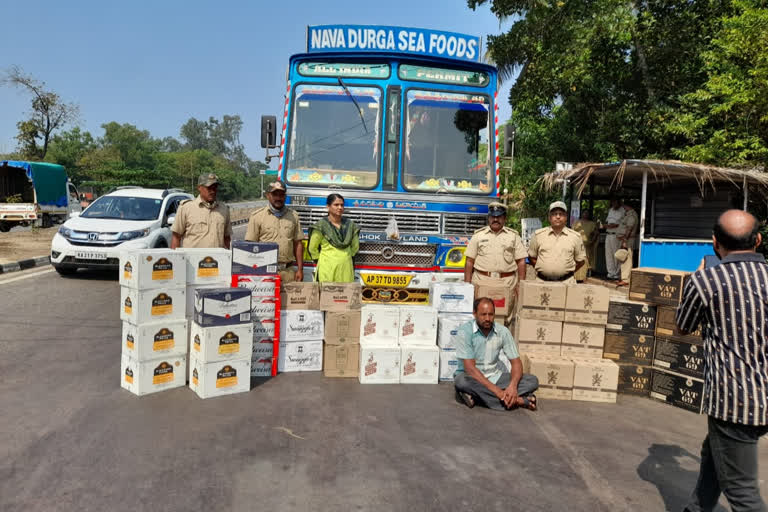 Goa liquor seized in Karwar