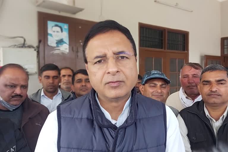 randeep Surjewala targets CM Manohar Lal