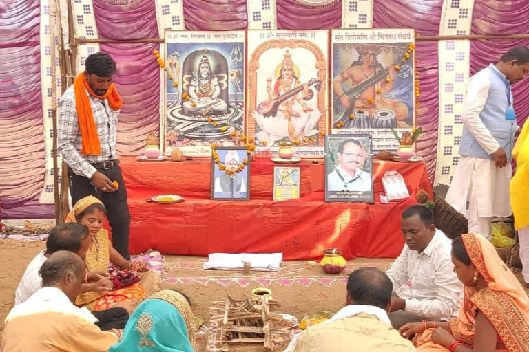 andakuri ganda samaj celebrated basant panchami