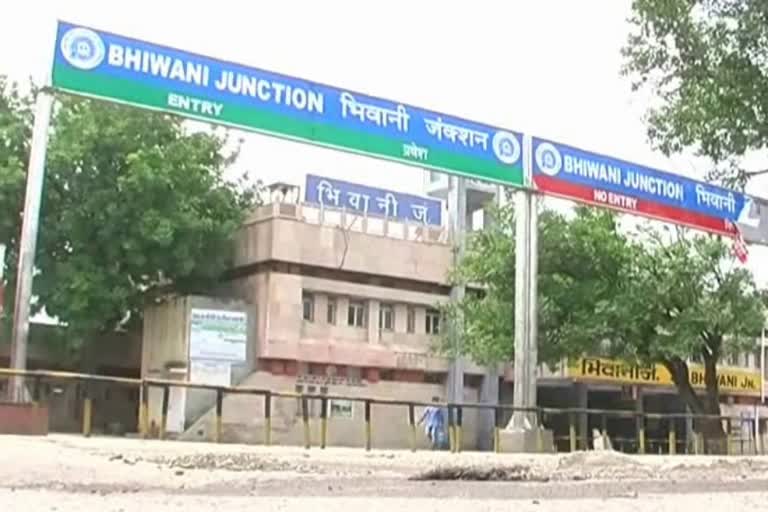 bhiwani over bridge railway crossing