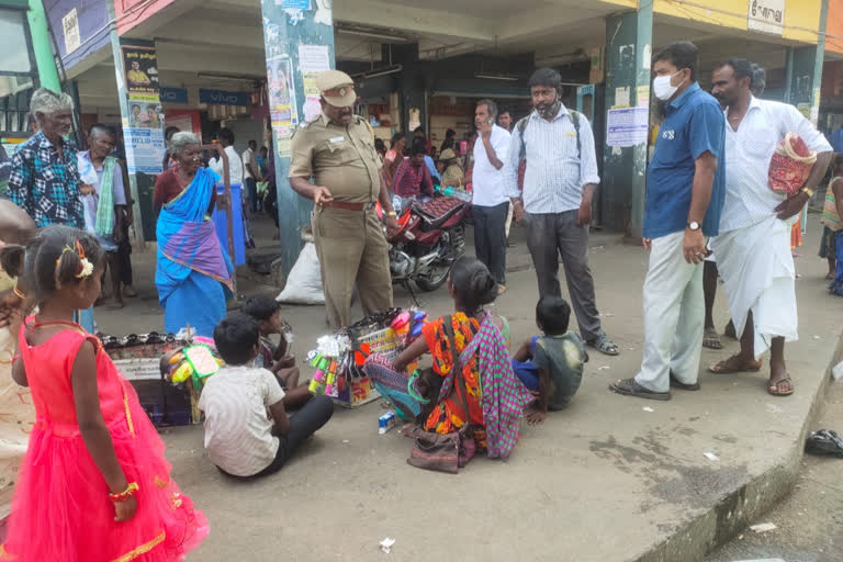 narigurava community  children begging at sathy bus stop