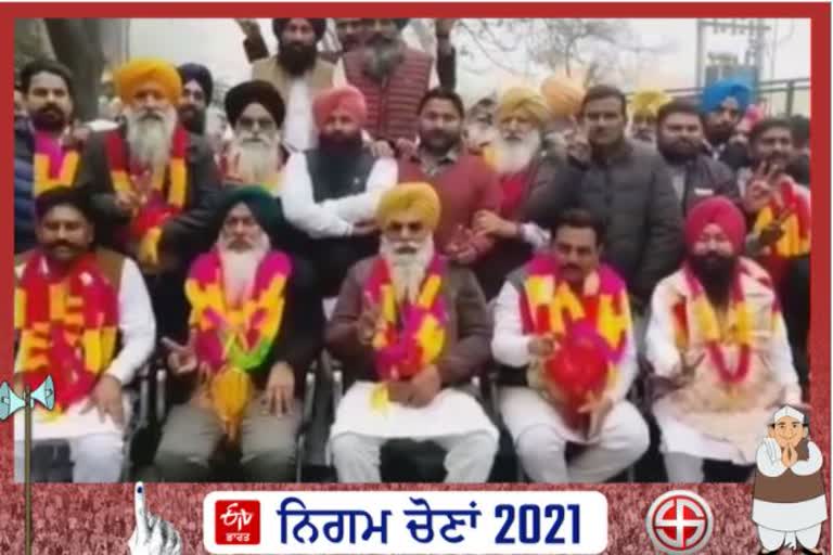 ਨਗਰ ਕੋਂਸਲ ਤੇ ਨਗਰ ਪੰਚਾਇਤ 'ਚ ਕਾਂਗਰਸ ਪਾਰਟੀ ਦੇ ਉਮੀਦਵਾਰਾ ਨੇ ਕੀਤੀ ਜਿੱਤ ਹਾਸਿਲ