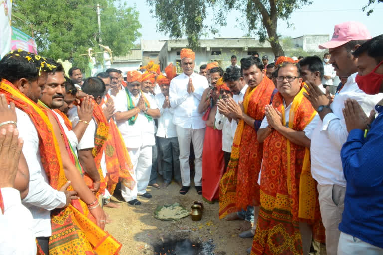 minister harish rao at sri sevalal jayanthi celebrations at husnabad