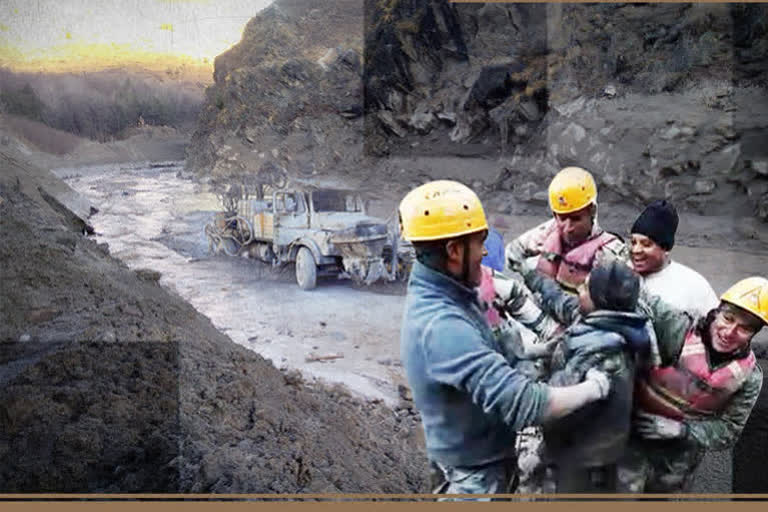 Rescue work at Tapovan tunnel in Uttarakhand has been suspended following water leakage inside the tunnel