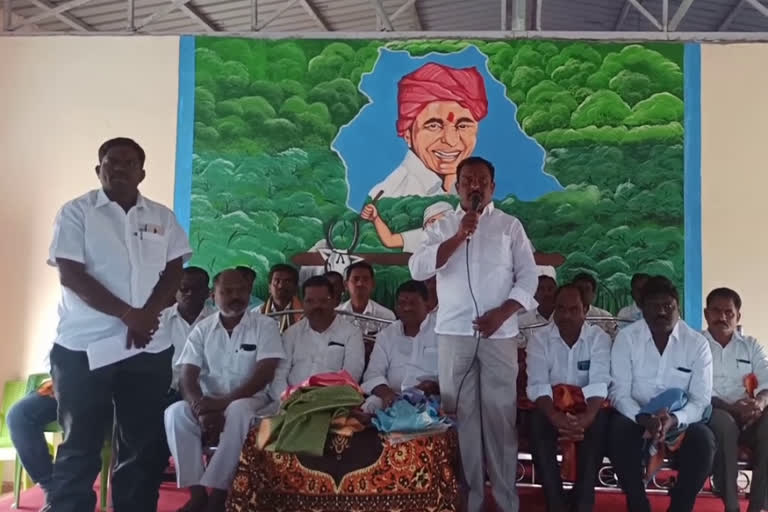 MLA Vital Reddy inaugurated the Raithu Vedika in Taroda In Nirmal district