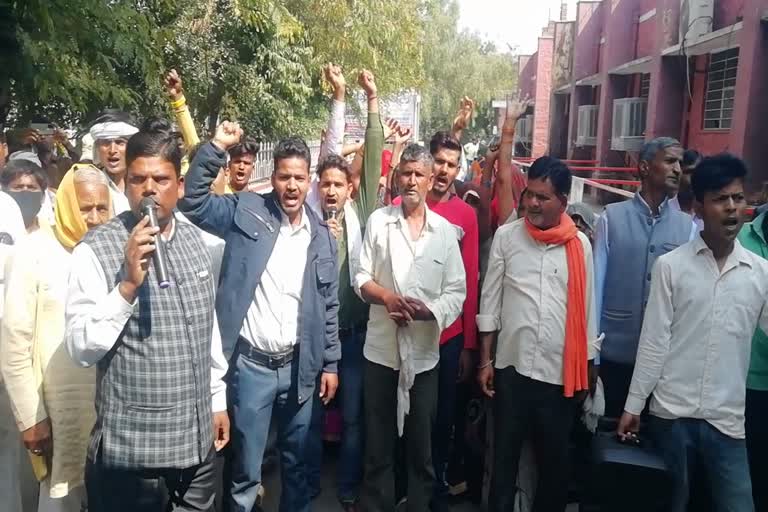 Protest regarding water problem, Water problem in Dholpur