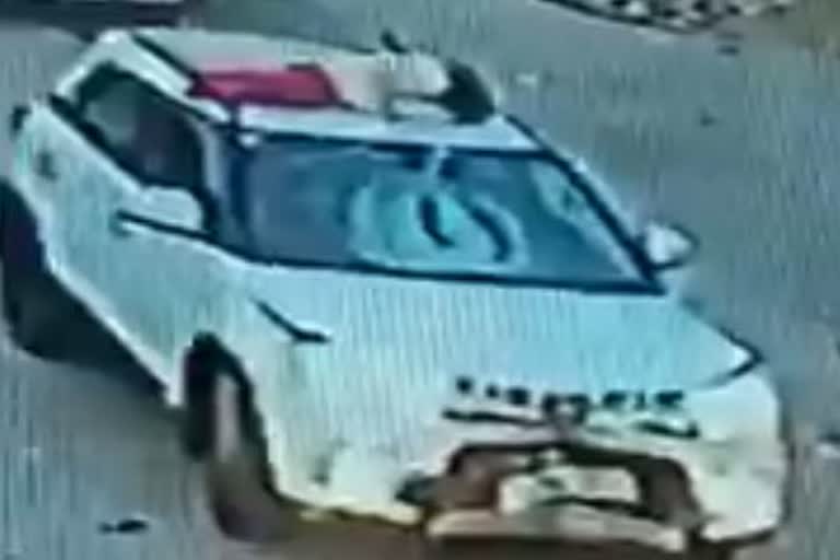 The corpse on the roof of the car rolled for several kilometers