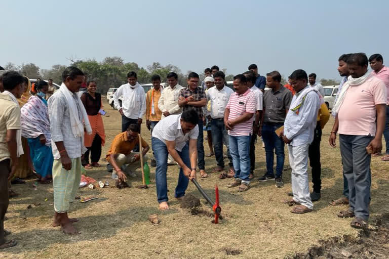 Bhoomipujan for the renovation of ponds in Bijapur