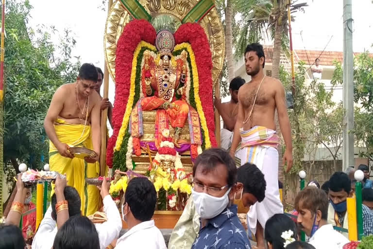 rathasaptami vedukalu at kavali in nellore district