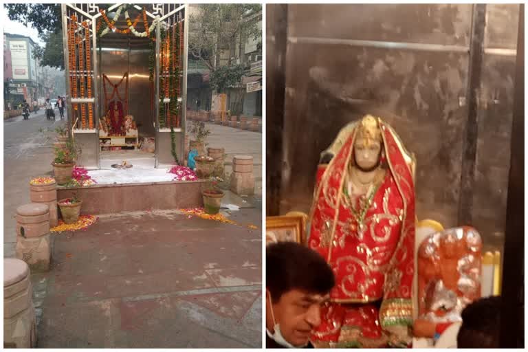 hanuman temple re establishment in chandni chowk delhi