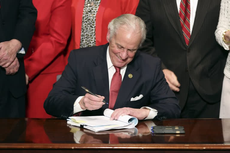 South Carolina governor signs abortion ban; Planned Parenthood sues