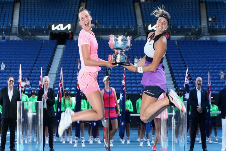 Mertens, Sabalenka combine for Australian Open doubles title