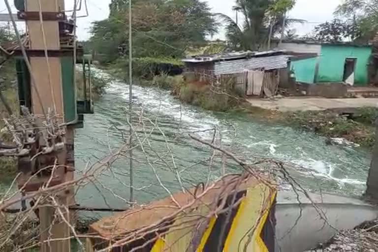 chitradurga mallapura lake drainage water problem