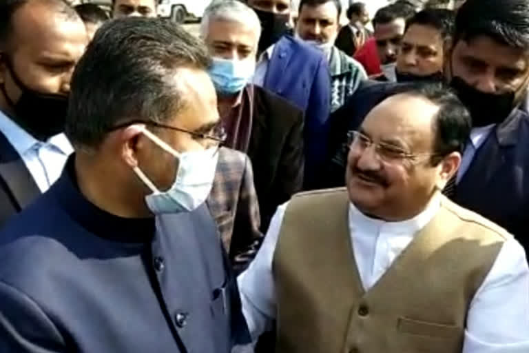 JP Nadda and Bikram Singh