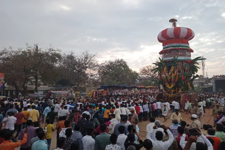 pampavati fair celebration at  gangavati