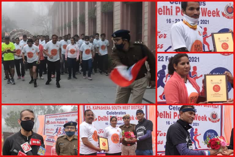 delhi police week is being celebrated in kapashera police station area