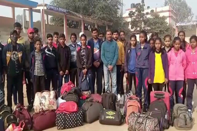 jharkhand-netball-team-leaves-for-odisha-cuttack