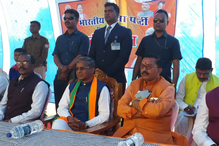 babulal marandi in tribal conference in simdega