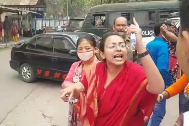 bjp youth leader pamela goswami sent to police custody till feb 25