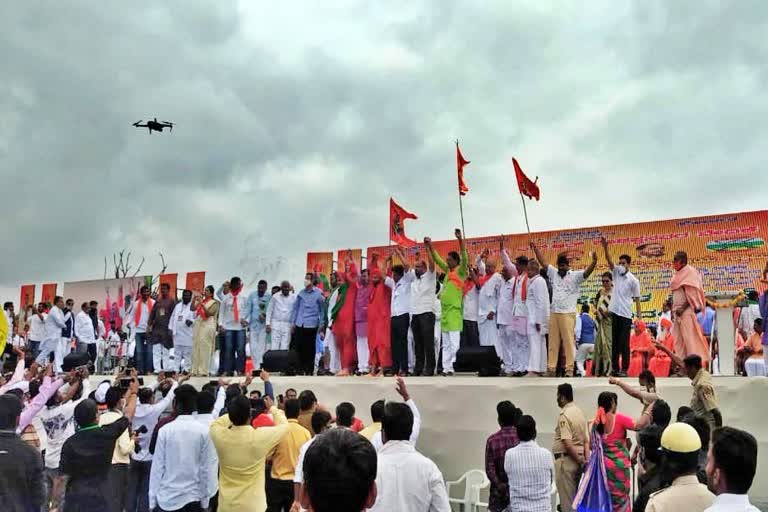 Panchamasali convention in Bangalore ಬೆಂಗಳೂರಿನಲ್ಲಿ ಪಂಚಮಸಾಲಿ ಸಮಾವೇಶ