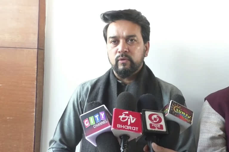 anurag thakur statement on west bengal election