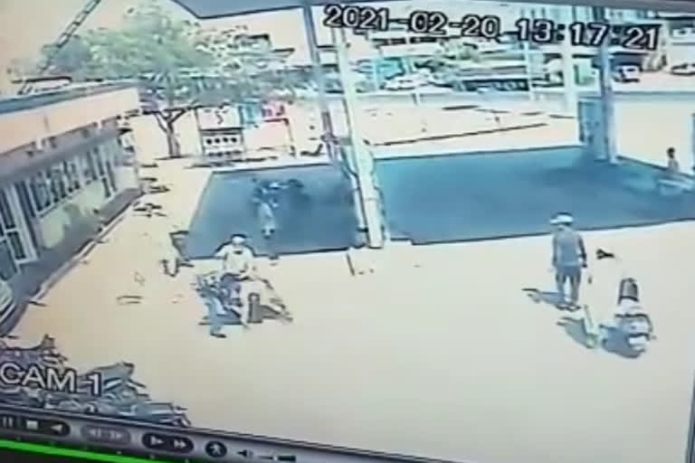 ઘટનાના CCTV ફૂટેજ બહાર આવ્યા