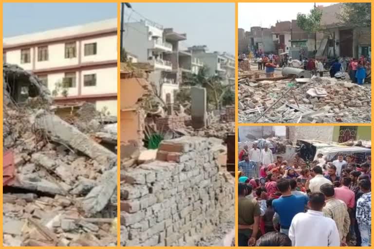 150 families are forced to live on road due to demolition