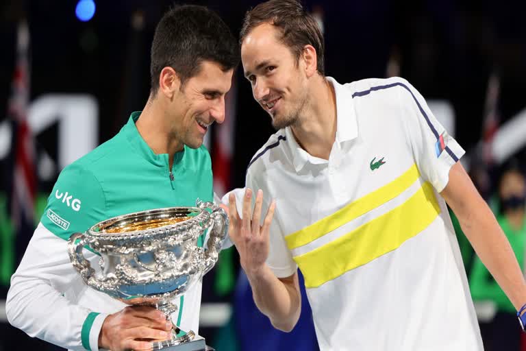 Medvedev and Djokovic