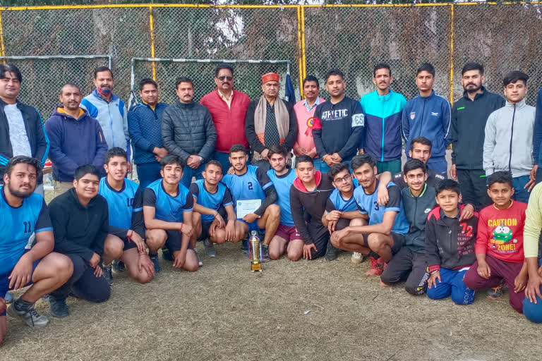 25th district level handball competition won by women in MLSM College Sundernagar