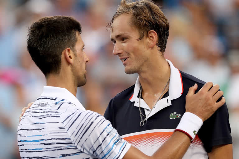 Watch: Djokovic jokes that Medvedev may need to wait for Grand Slam win